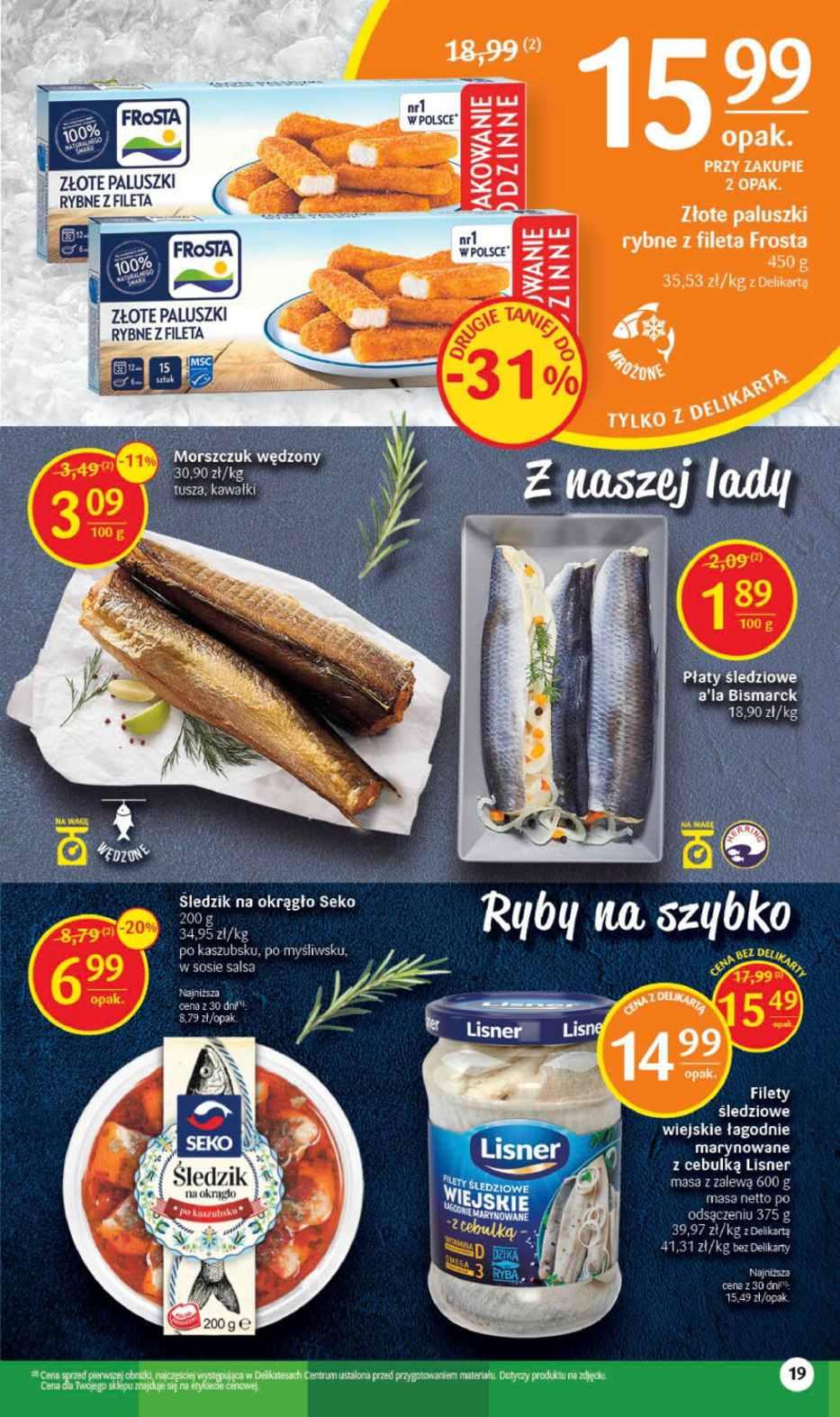 Gazetka promocyjna Delikatesy Centrum str. 19