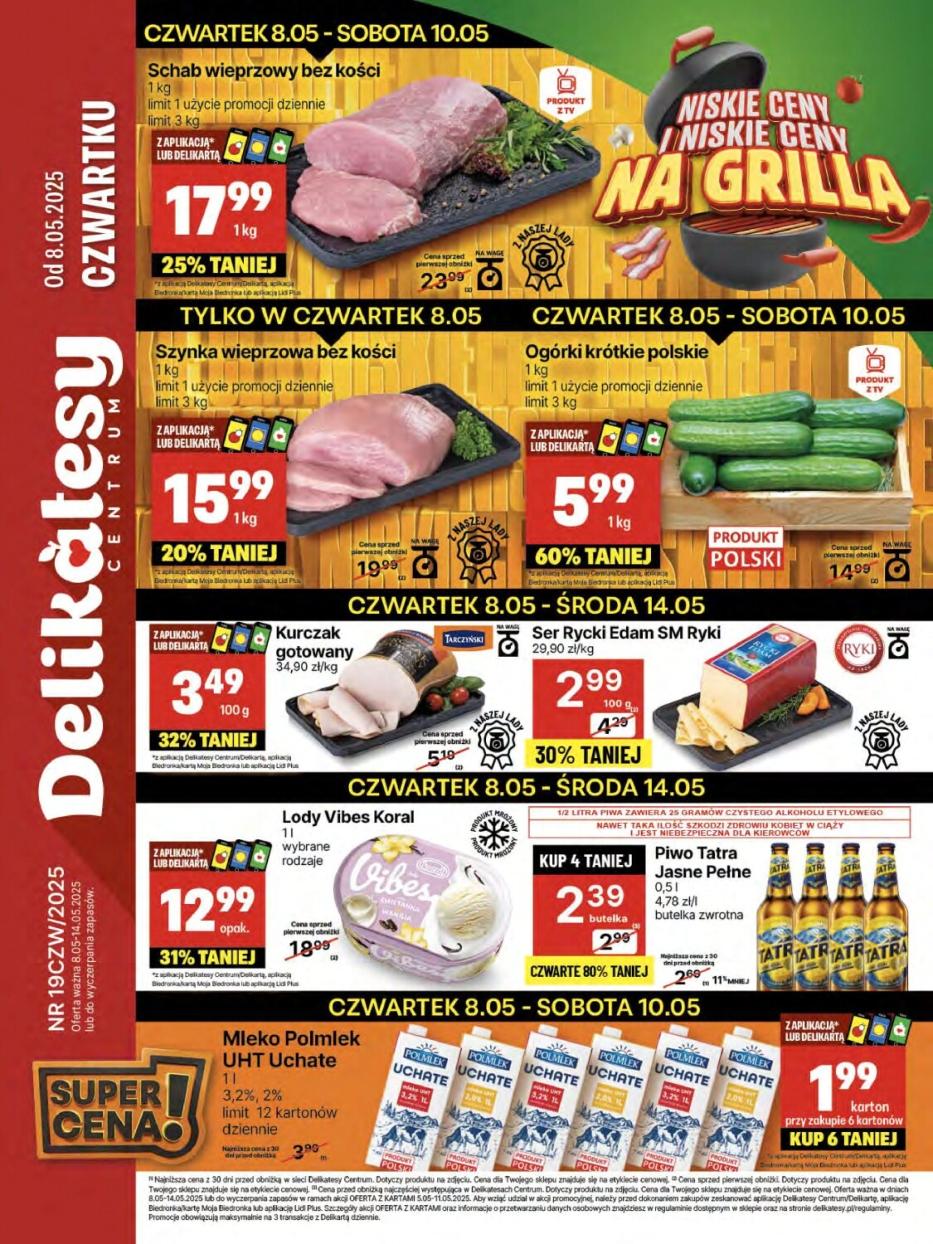 Gazetka promocyjna Delikatesy Centrum str. 1