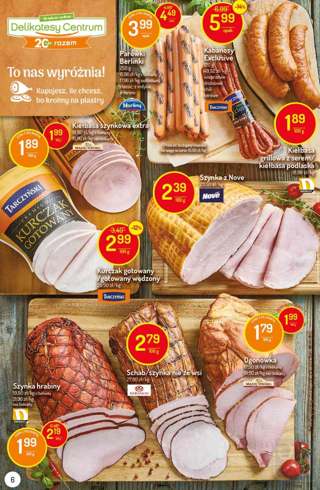Gazetka promocyjna Delikatesy Centrum str. 6