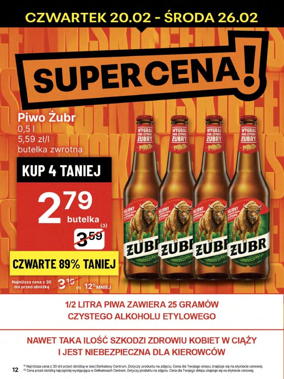 Gazetka promocyjna Delikatesy Centrum str. 12