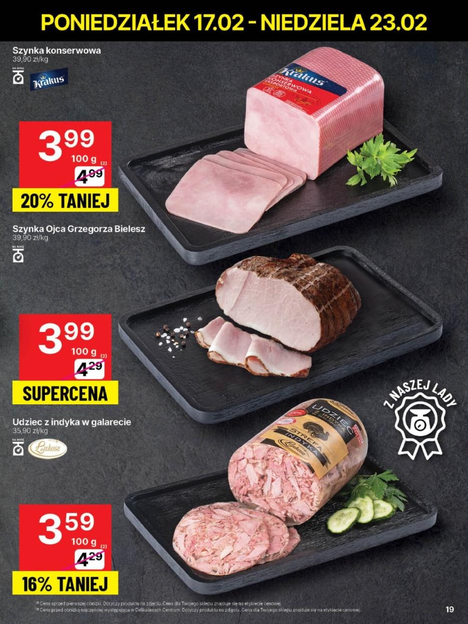 Gazetka promocyjna Delikatesy Centrum str. 19