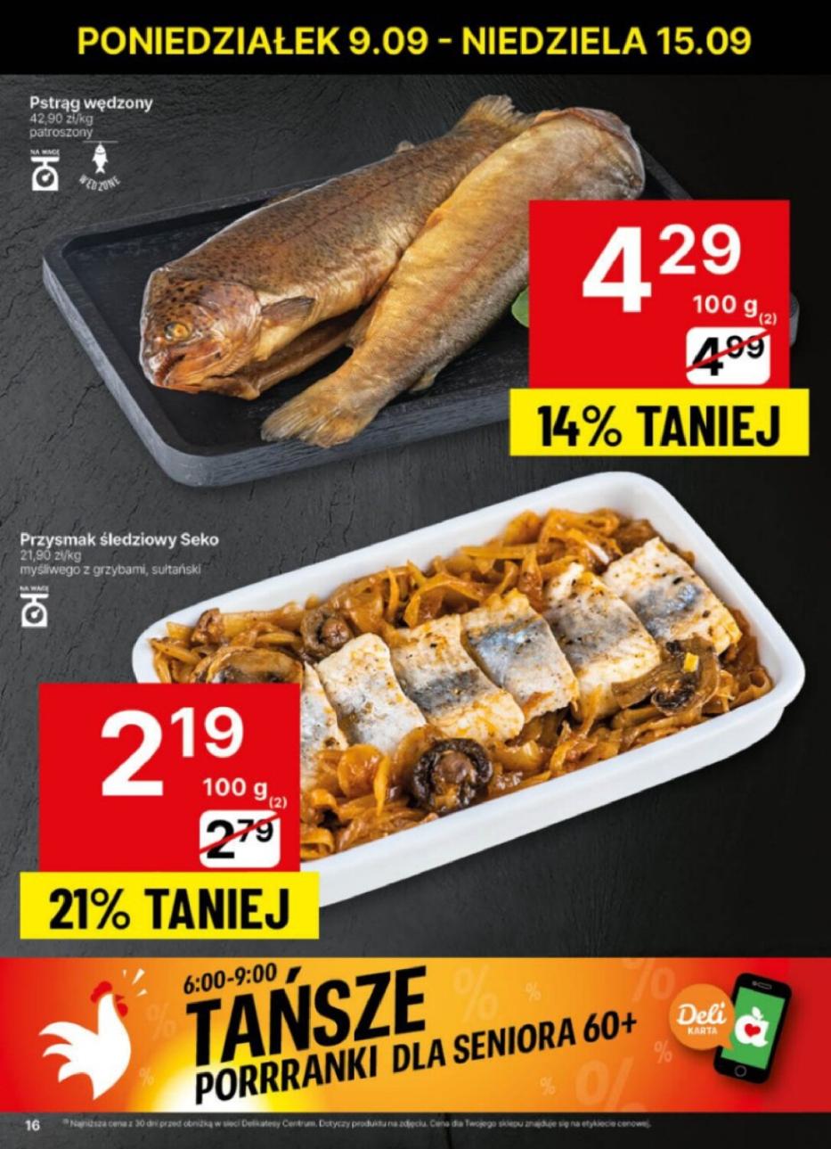 Gazetka promocyjna Delikatesy Centrum str. 16