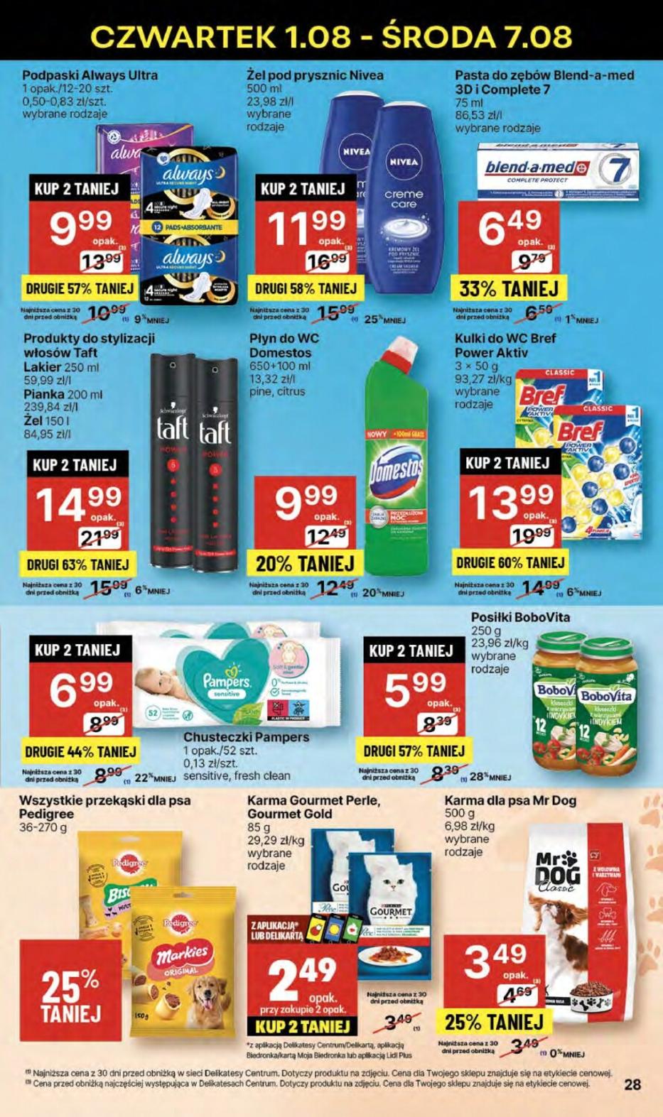 Gazetka promocyjna Delikatesy Centrum str. 28