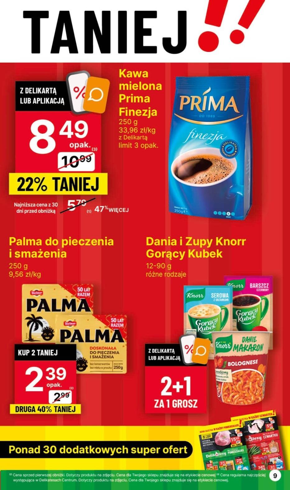 Gazetka promocyjna Delikatesy Centrum str. 9