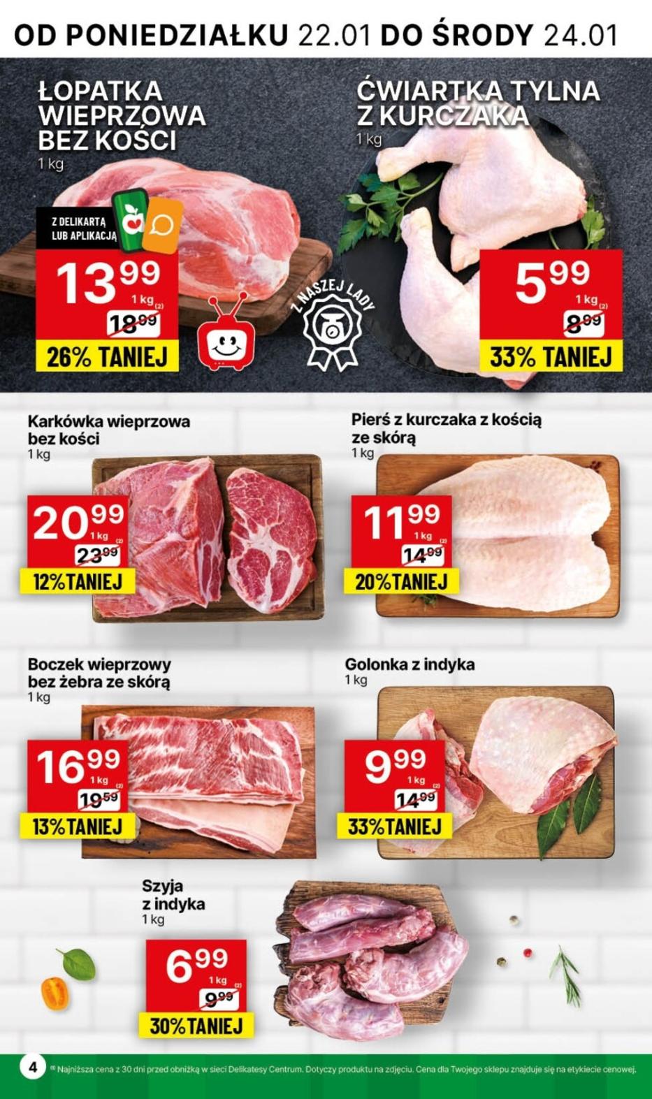 Gazetka promocyjna Delikatesy Centrum str. 4