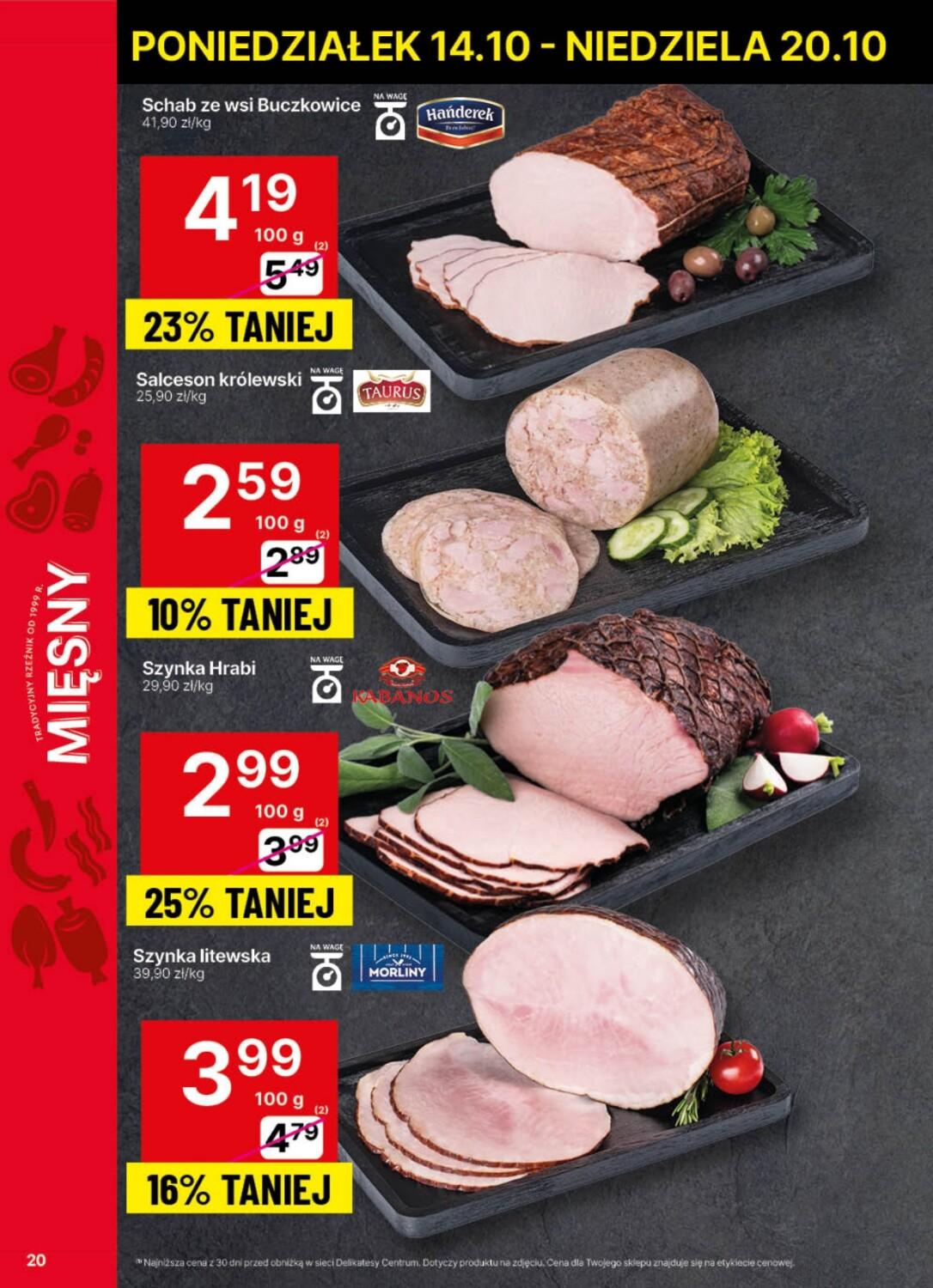 Gazetka promocyjna Delikatesy Centrum str. 20