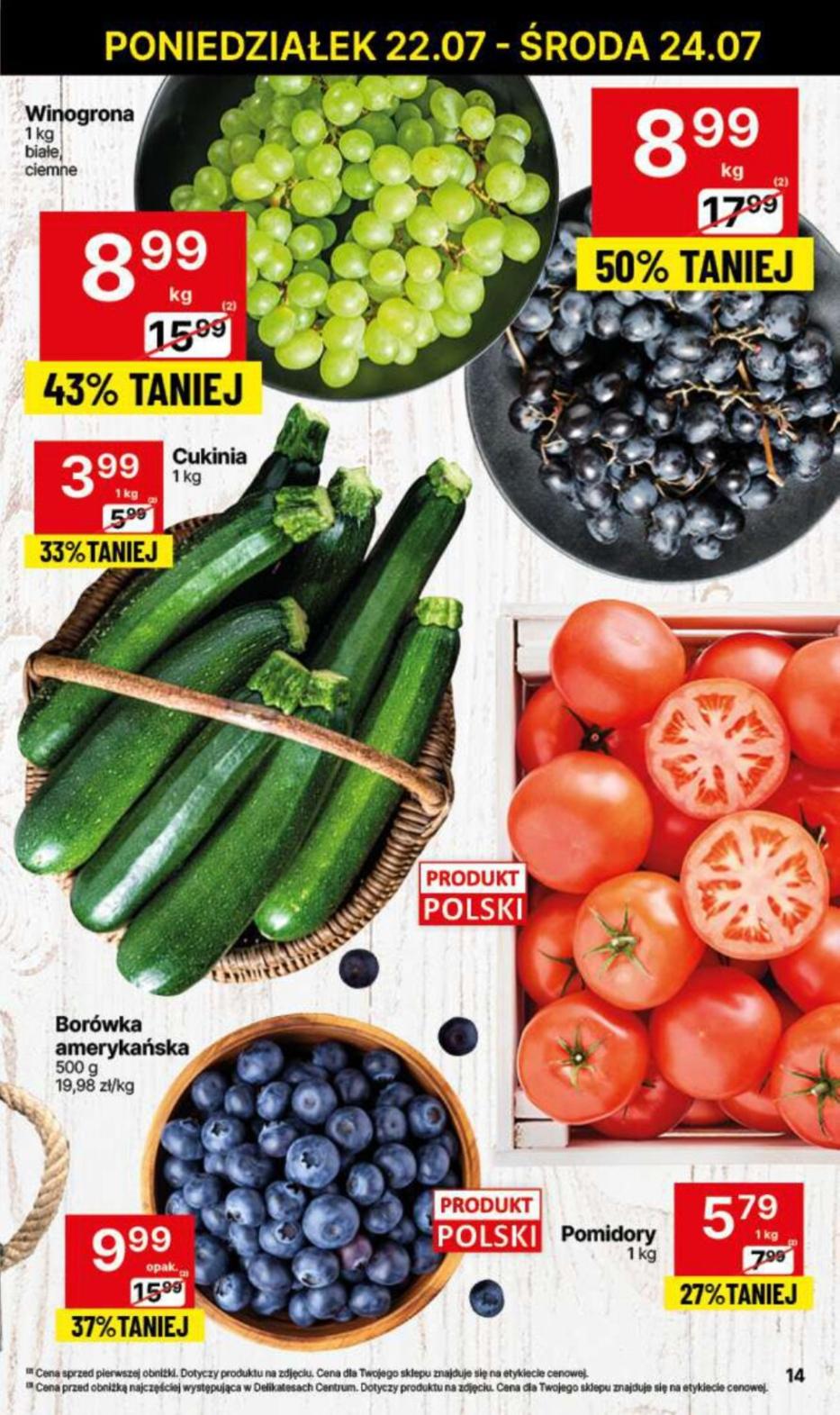 Gazetka promocyjna Delikatesy Centrum str. 14