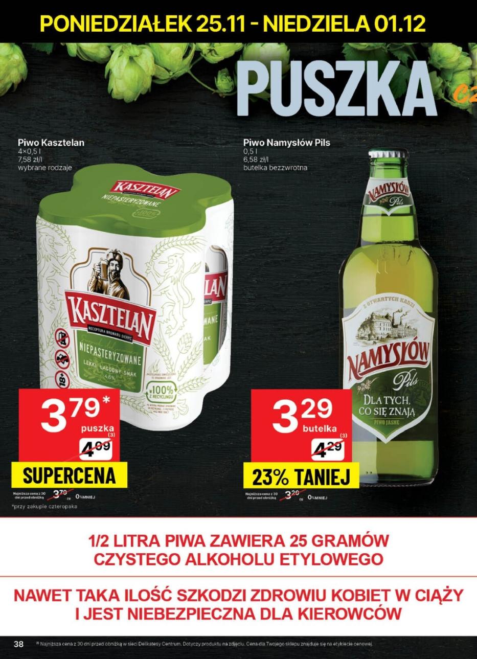 Gazetka promocyjna Delikatesy Centrum str. 38