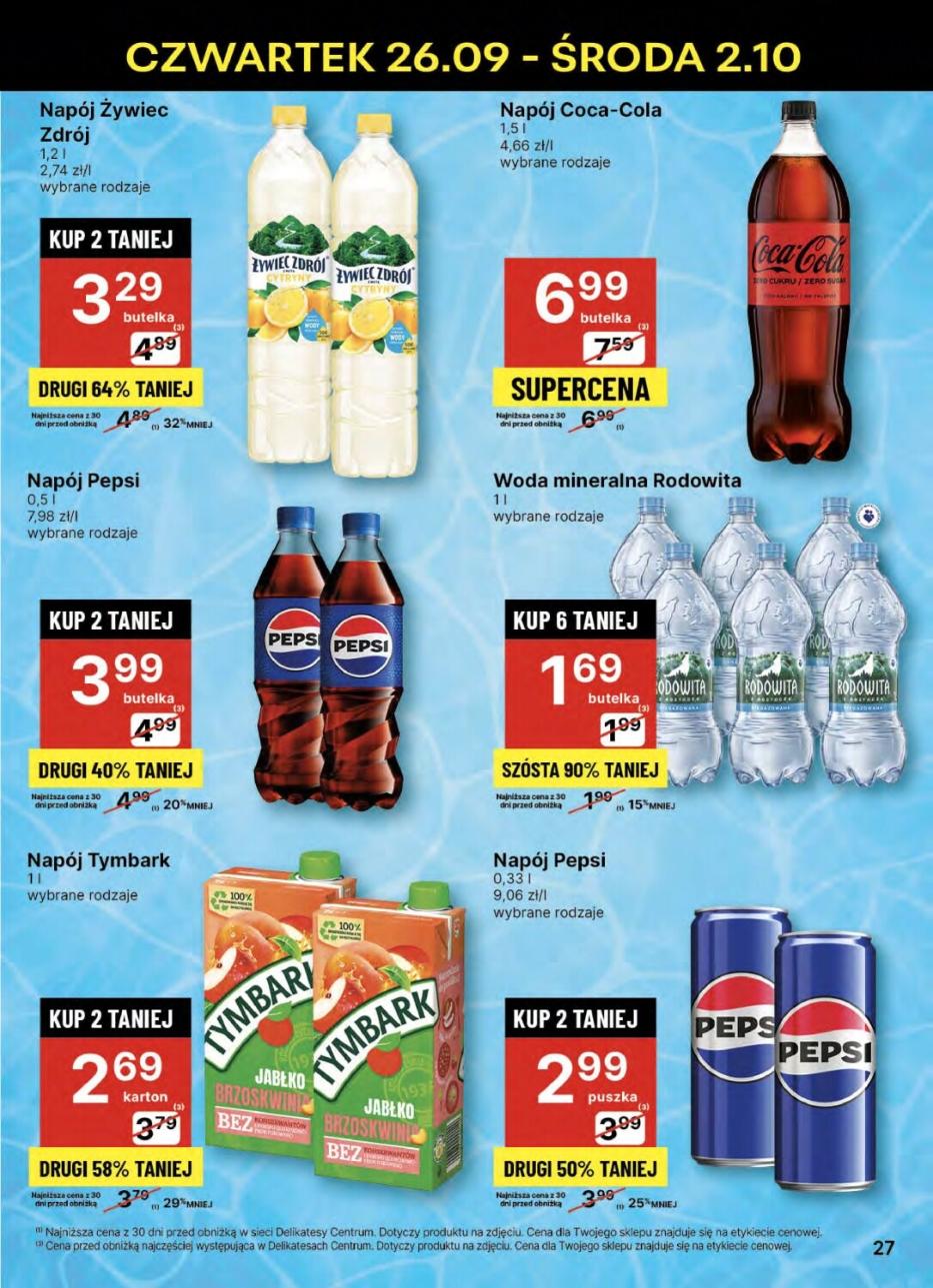 Gazetka promocyjna Delikatesy Centrum str. 27
