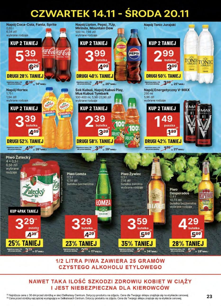 Gazetka promocyjna Delikatesy Centrum str. 23