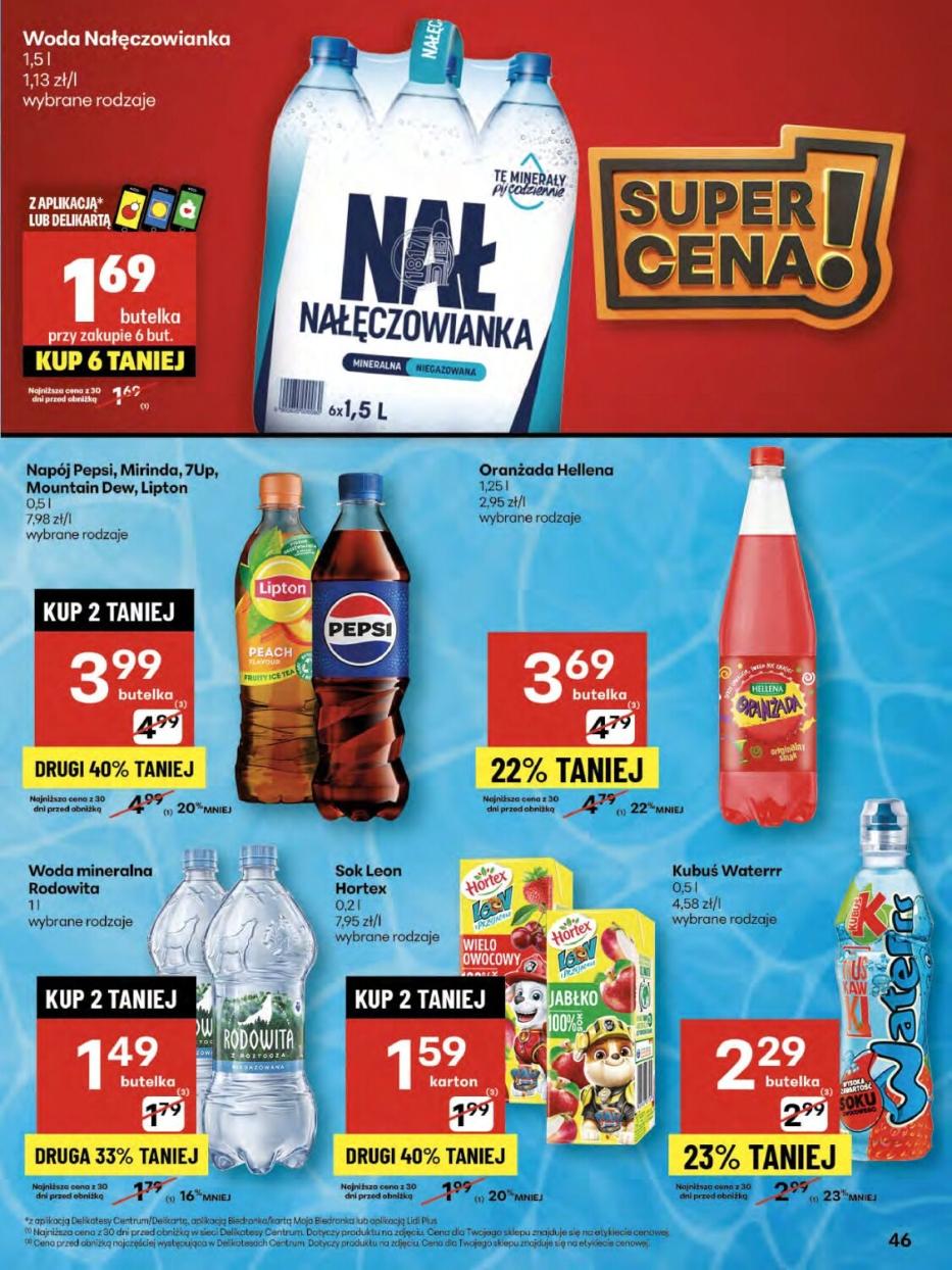Gazetka promocyjna Delikatesy Centrum str. 46