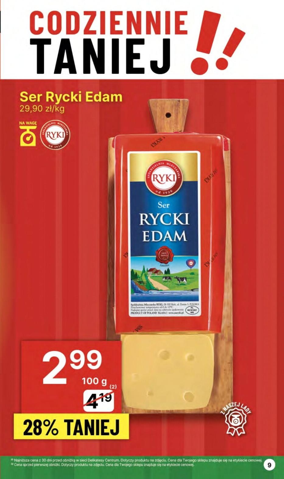 Gazetka promocyjna Delikatesy Centrum str. 9