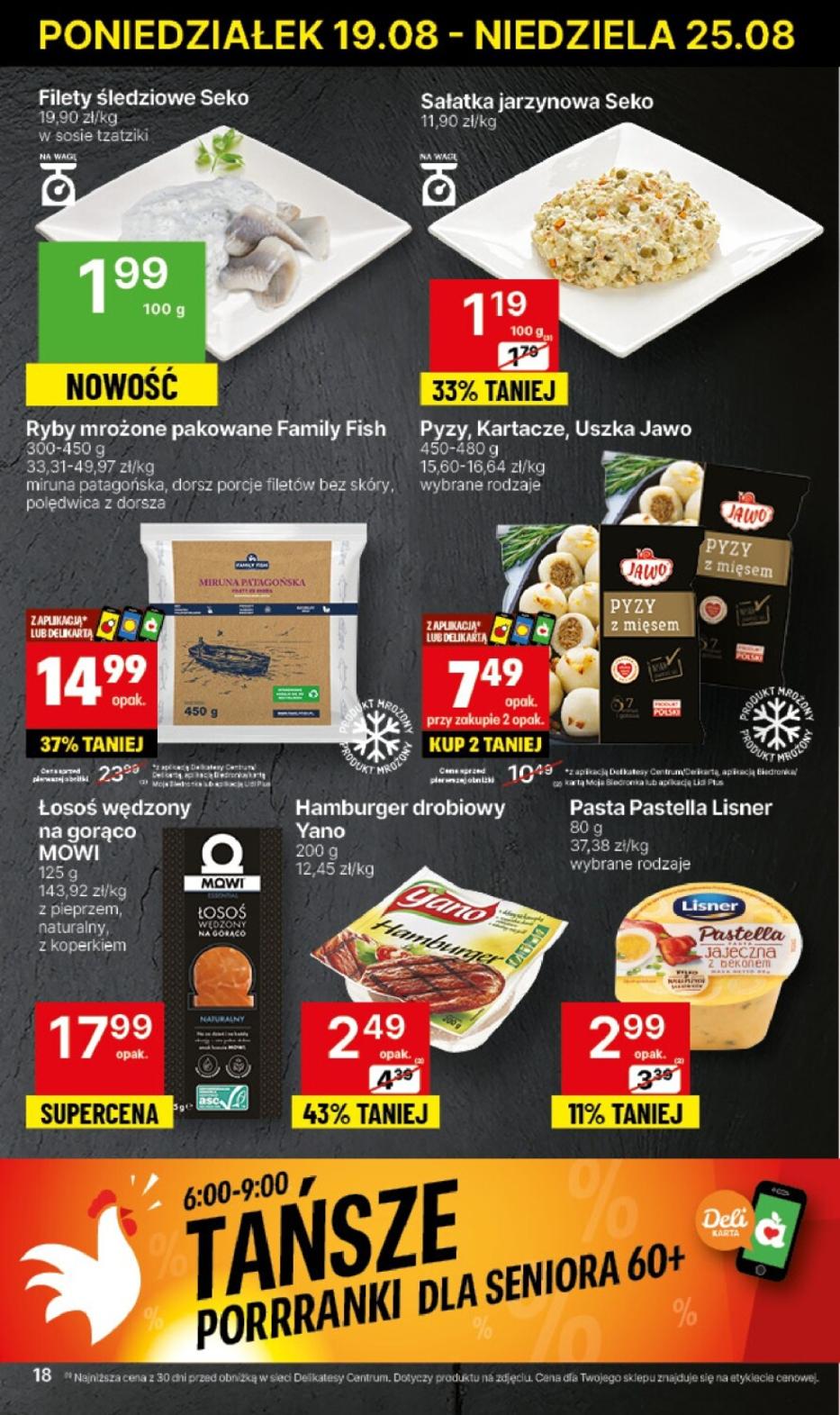 Gazetka promocyjna Delikatesy Centrum str. 18