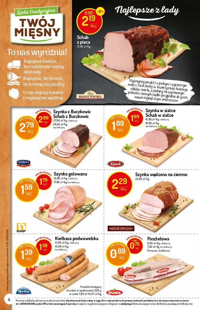 Gazetka promocyjna Delikatesy Centrum str. 4