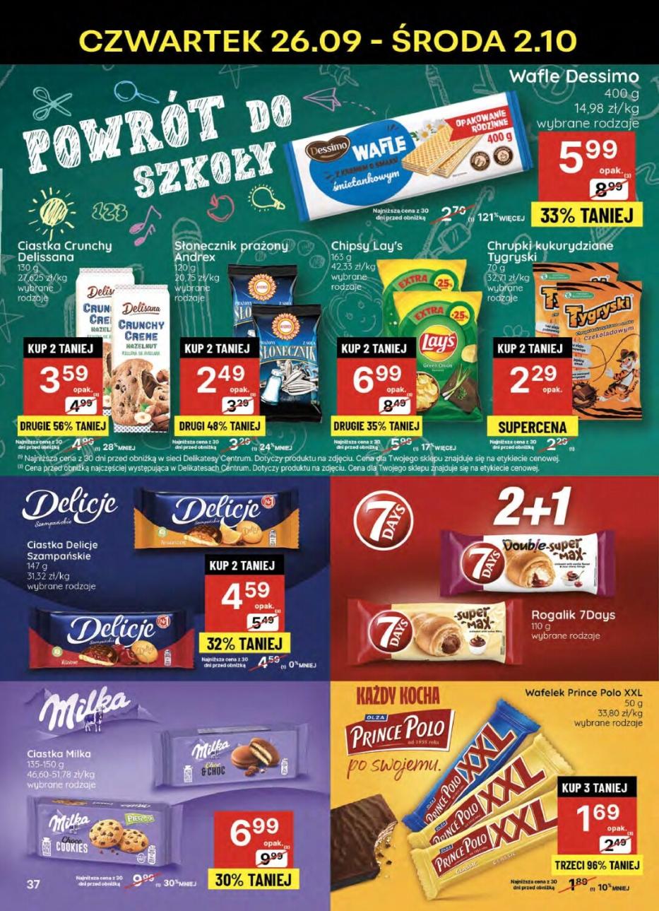 Gazetka promocyjna Delikatesy Centrum str. 37