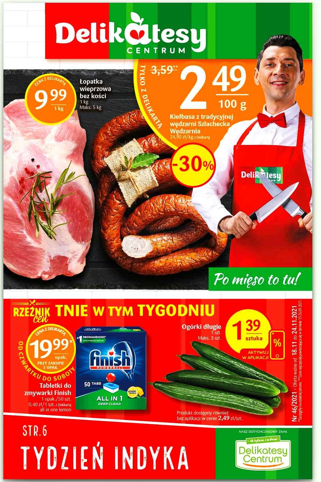 Gazetka promocyjna Delikatesy Centrum str. 1