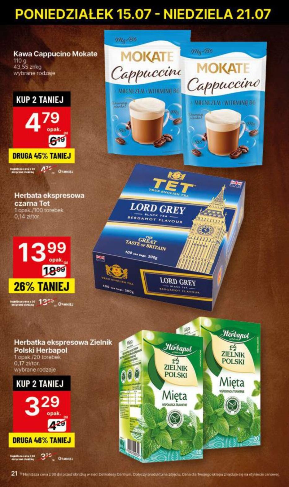 Gazetka promocyjna Delikatesy Centrum str. 21