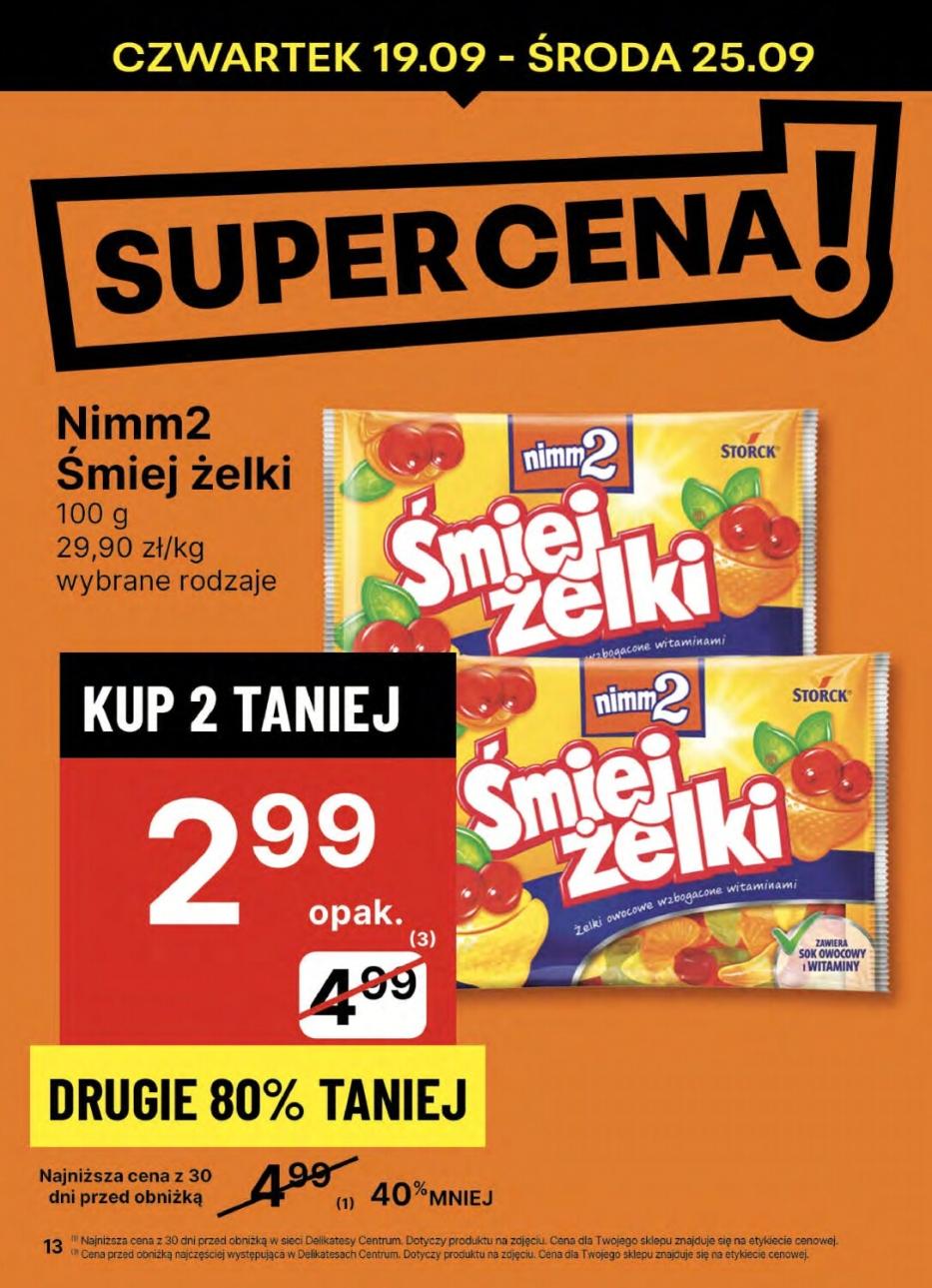 Gazetka promocyjna Delikatesy Centrum str. 13