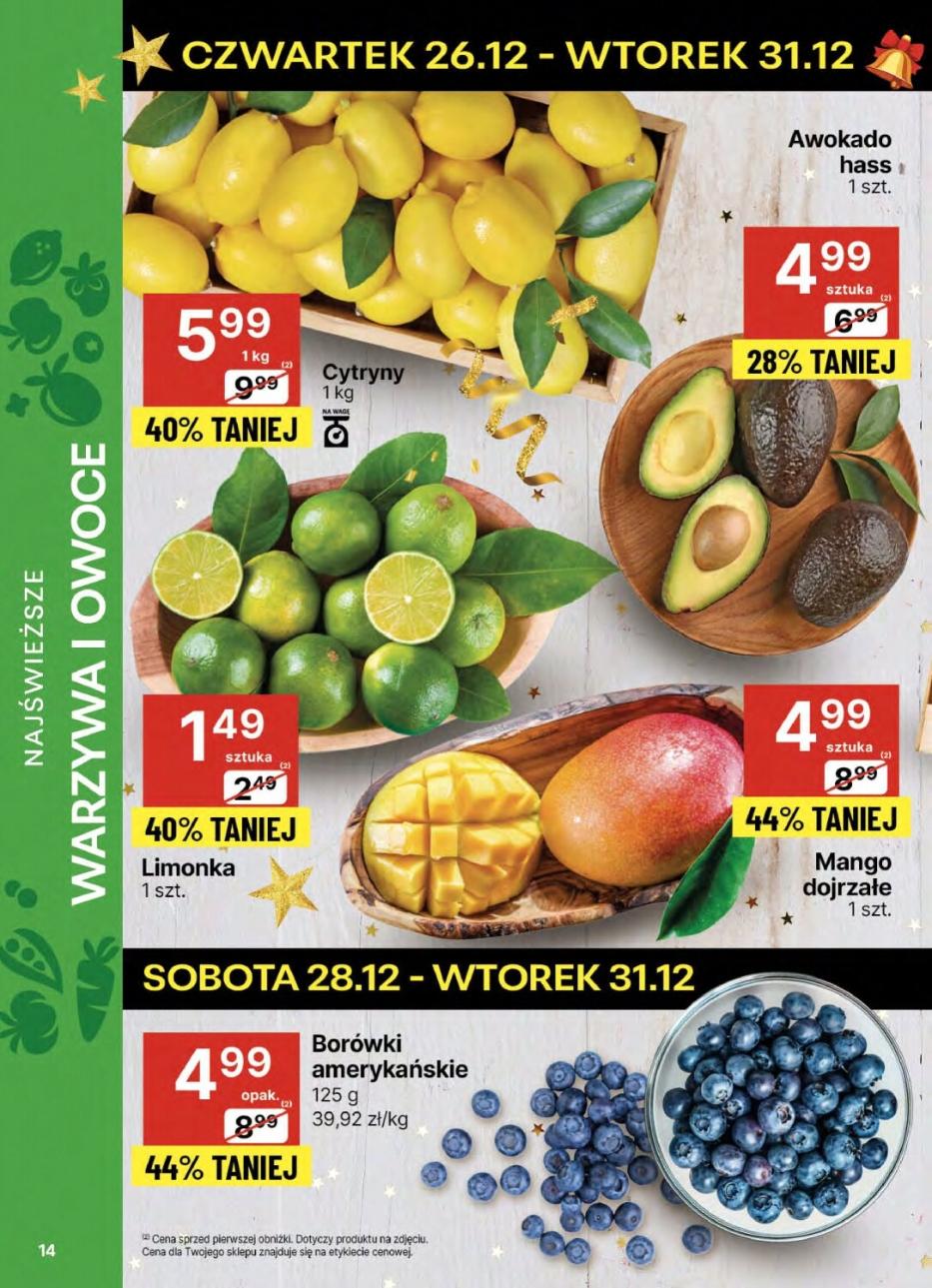 Gazetka promocyjna Delikatesy Centrum str. 14