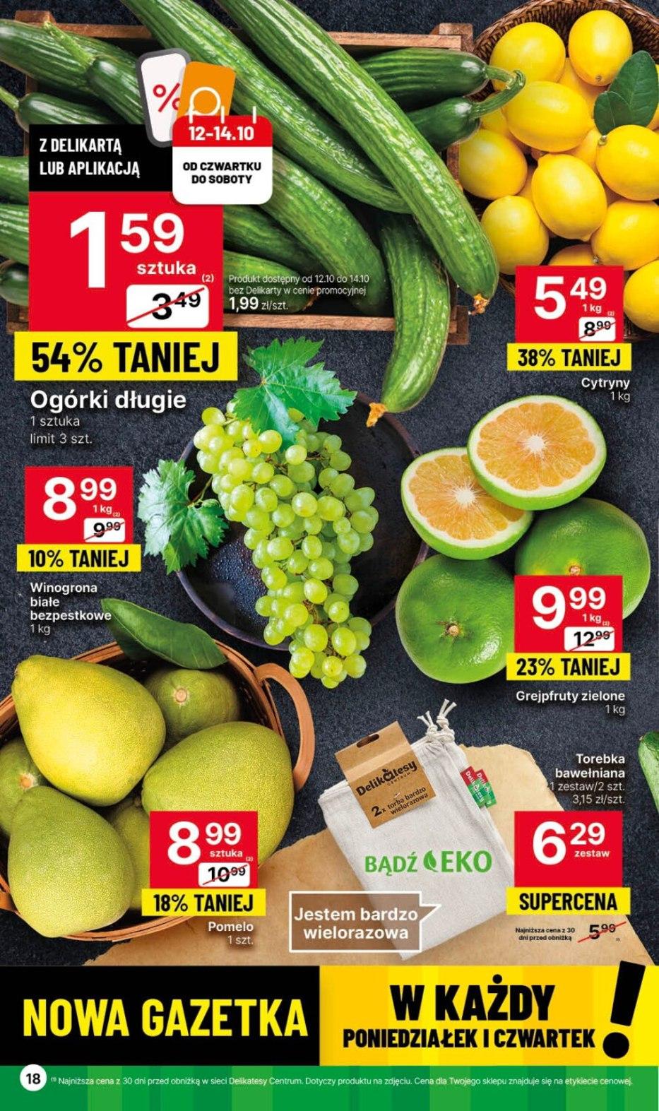 Gazetka promocyjna Delikatesy Centrum str. 18