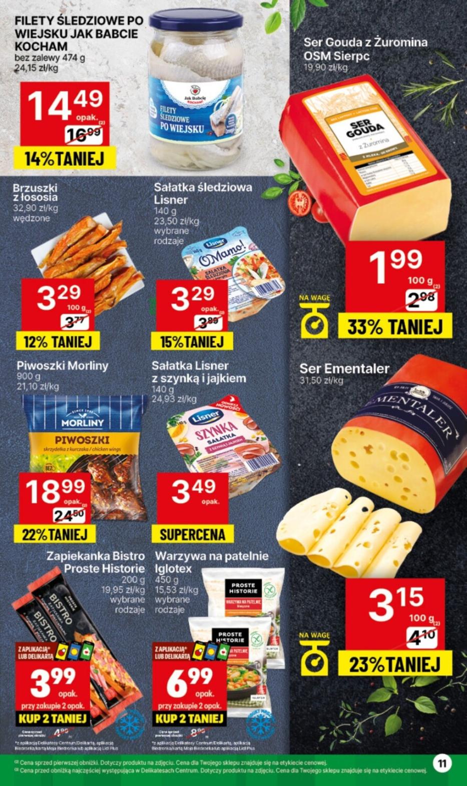Gazetka promocyjna Delikatesy Centrum str. 11