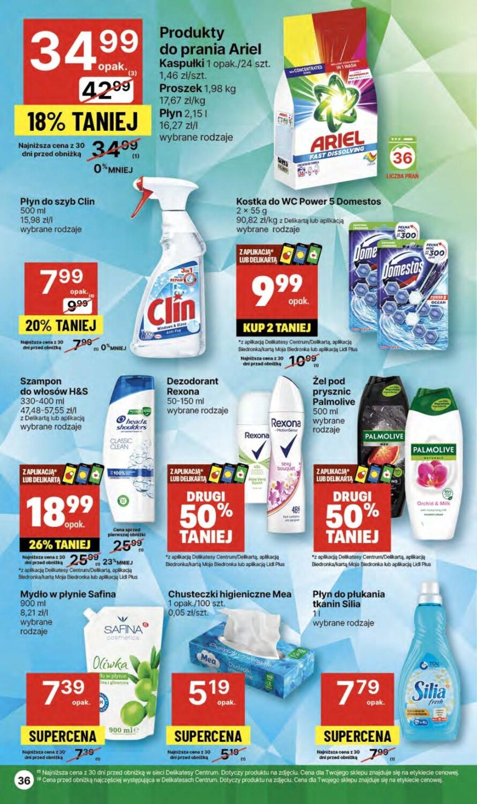 Gazetka promocyjna Delikatesy Centrum str. 36