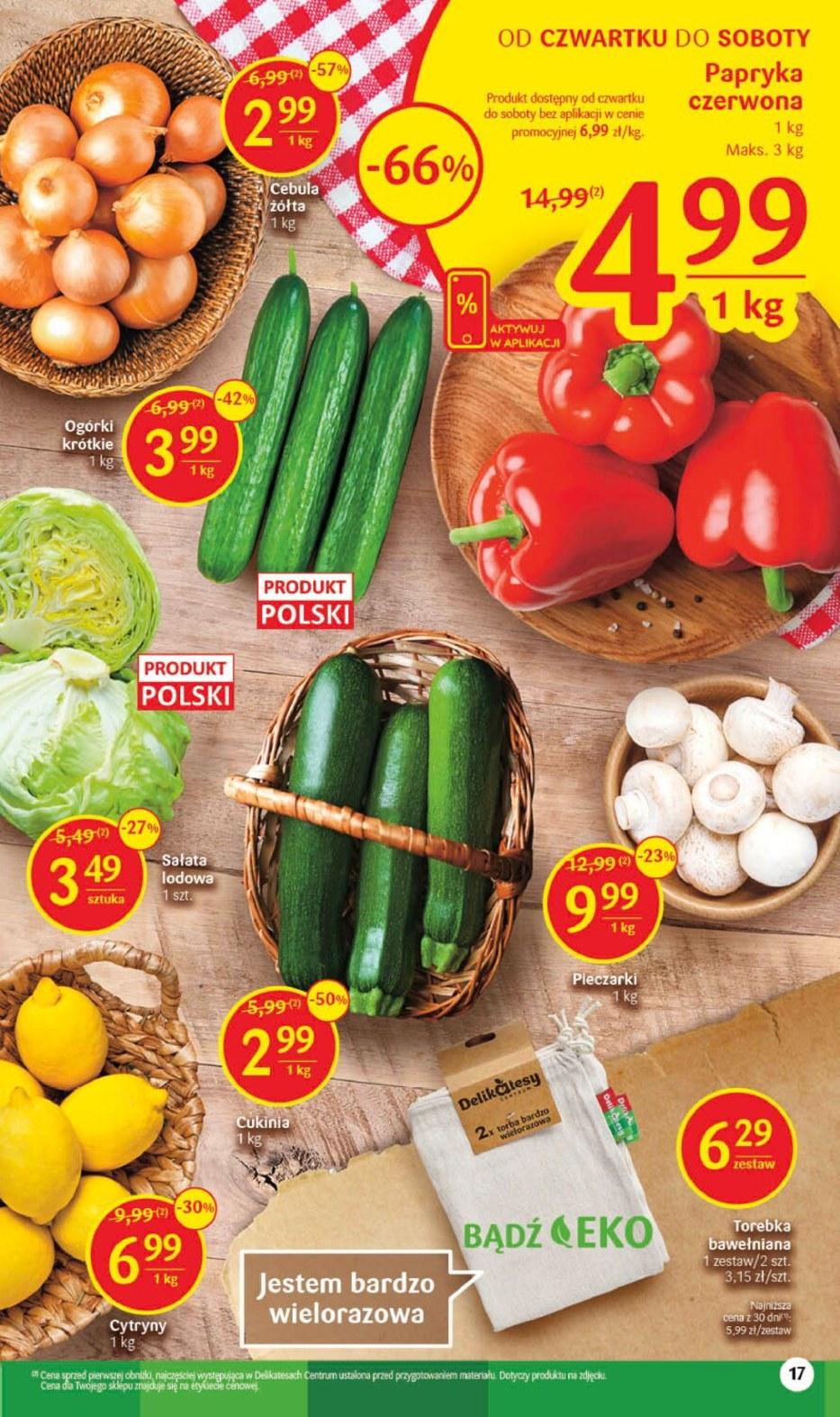 Gazetka promocyjna Delikatesy Centrum str. 17