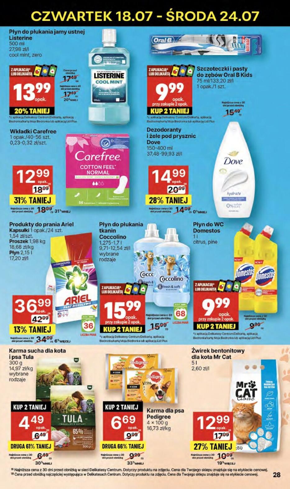 Gazetka promocyjna Delikatesy Centrum str. 28