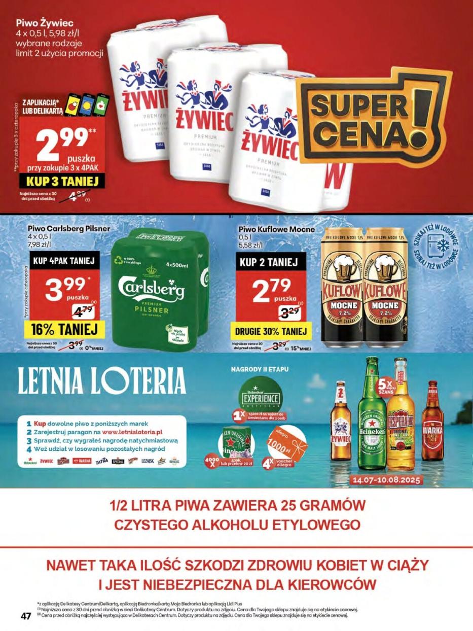 Gazetka promocyjna Delikatesy Centrum str. 47