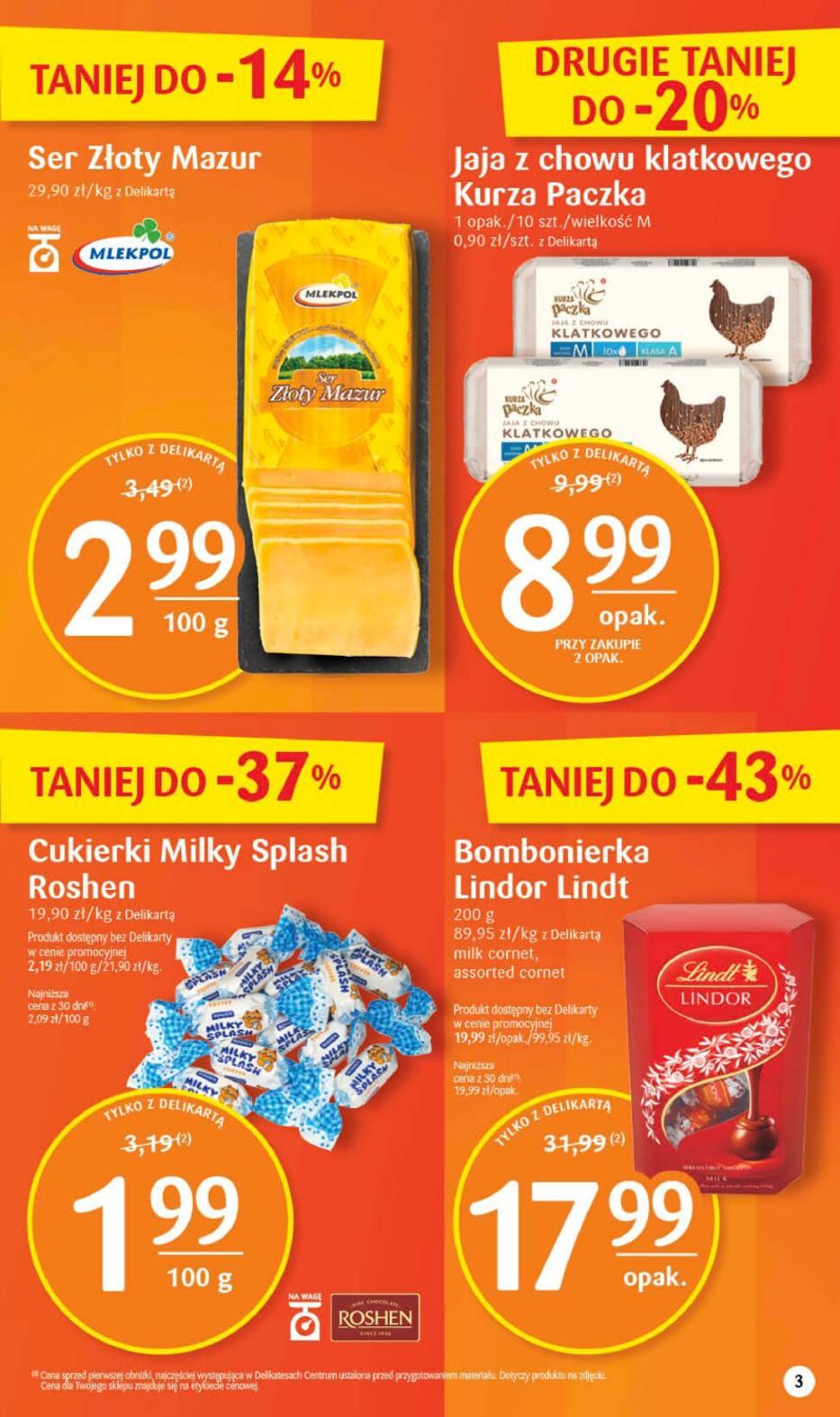 Gazetka promocyjna Delikatesy Centrum str. 3