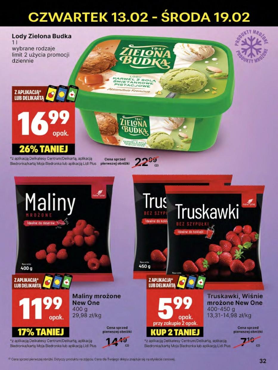 Gazetka promocyjna Delikatesy Centrum str. 32