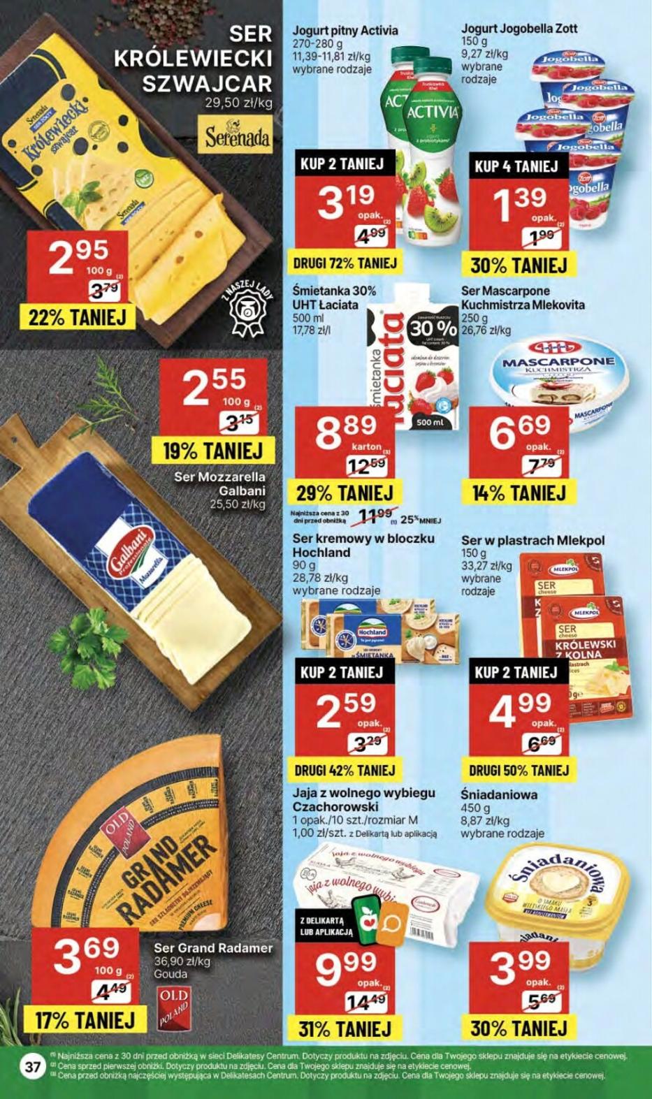 Gazetka promocyjna Delikatesy Centrum str. 37