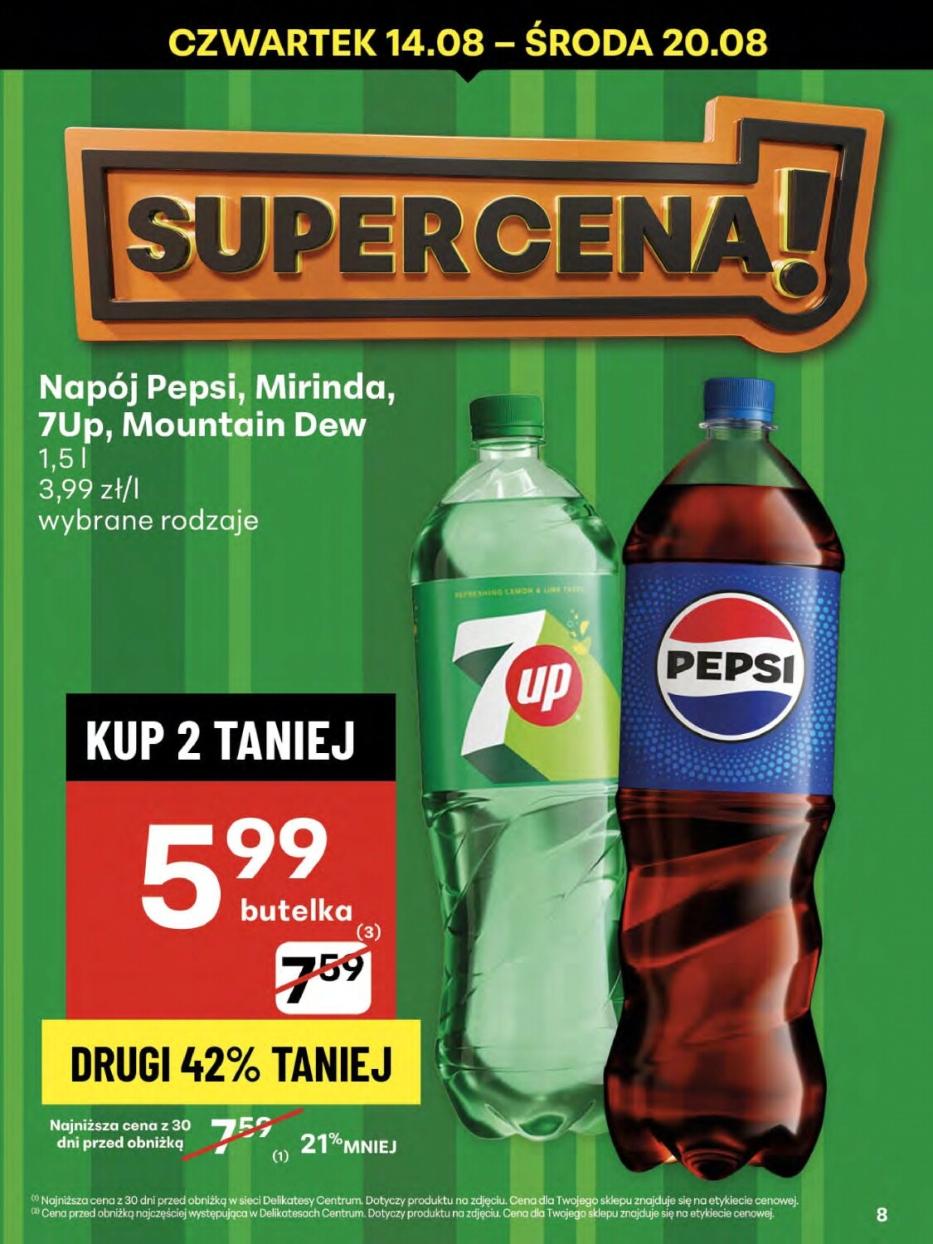 Gazetka promocyjna Delikatesy Centrum str. 8