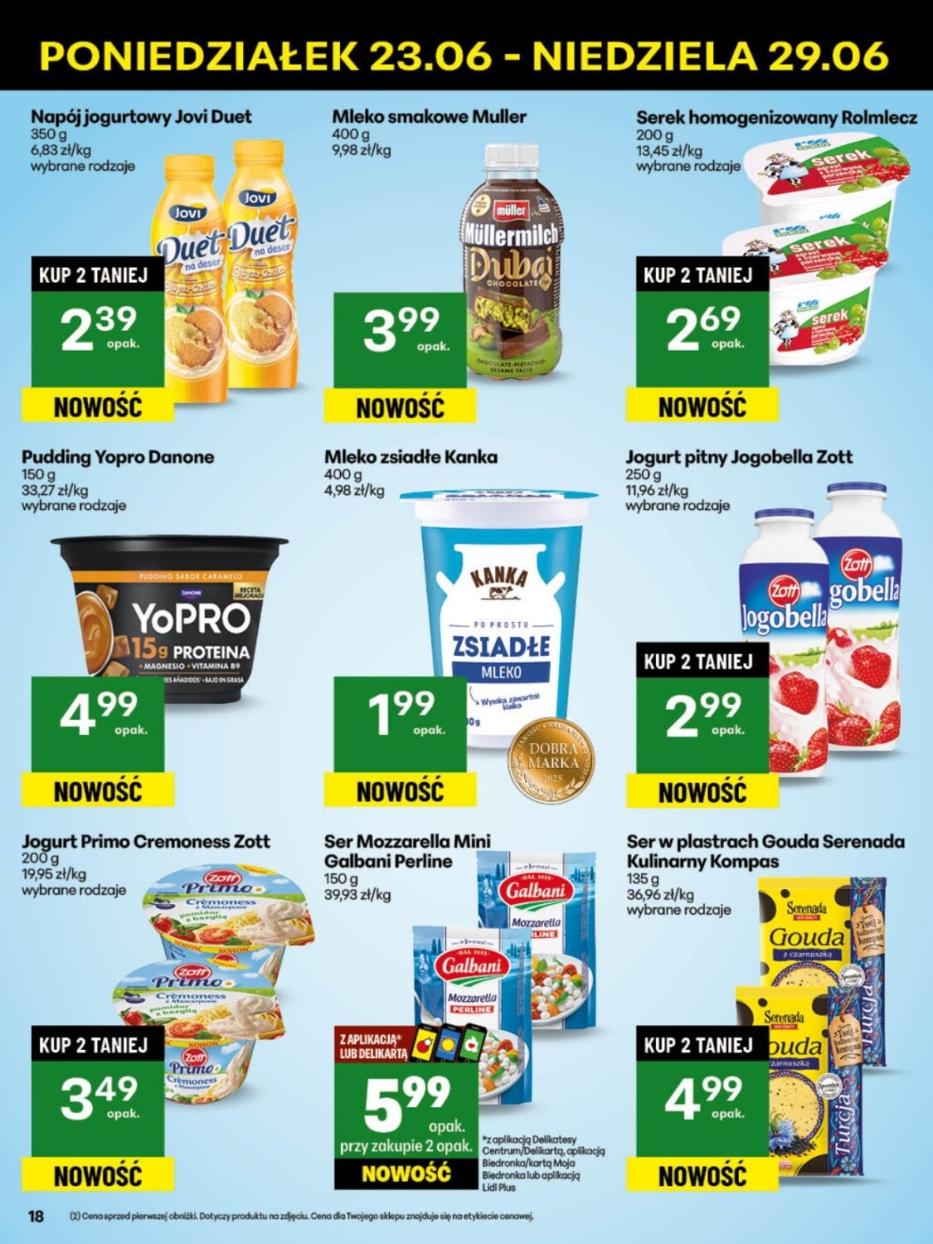 Gazetka promocyjna Delikatesy Centrum str. 18