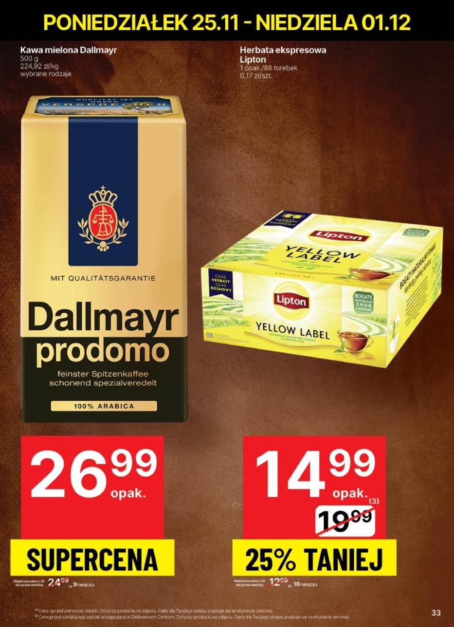Gazetka promocyjna Delikatesy Centrum str. 33