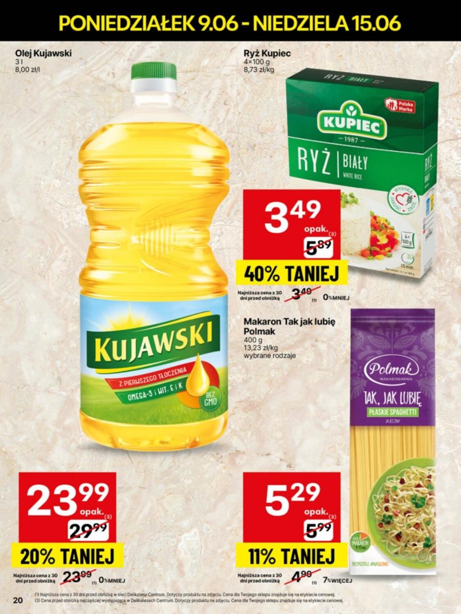 Gazetka promocyjna Delikatesy Centrum str. 20