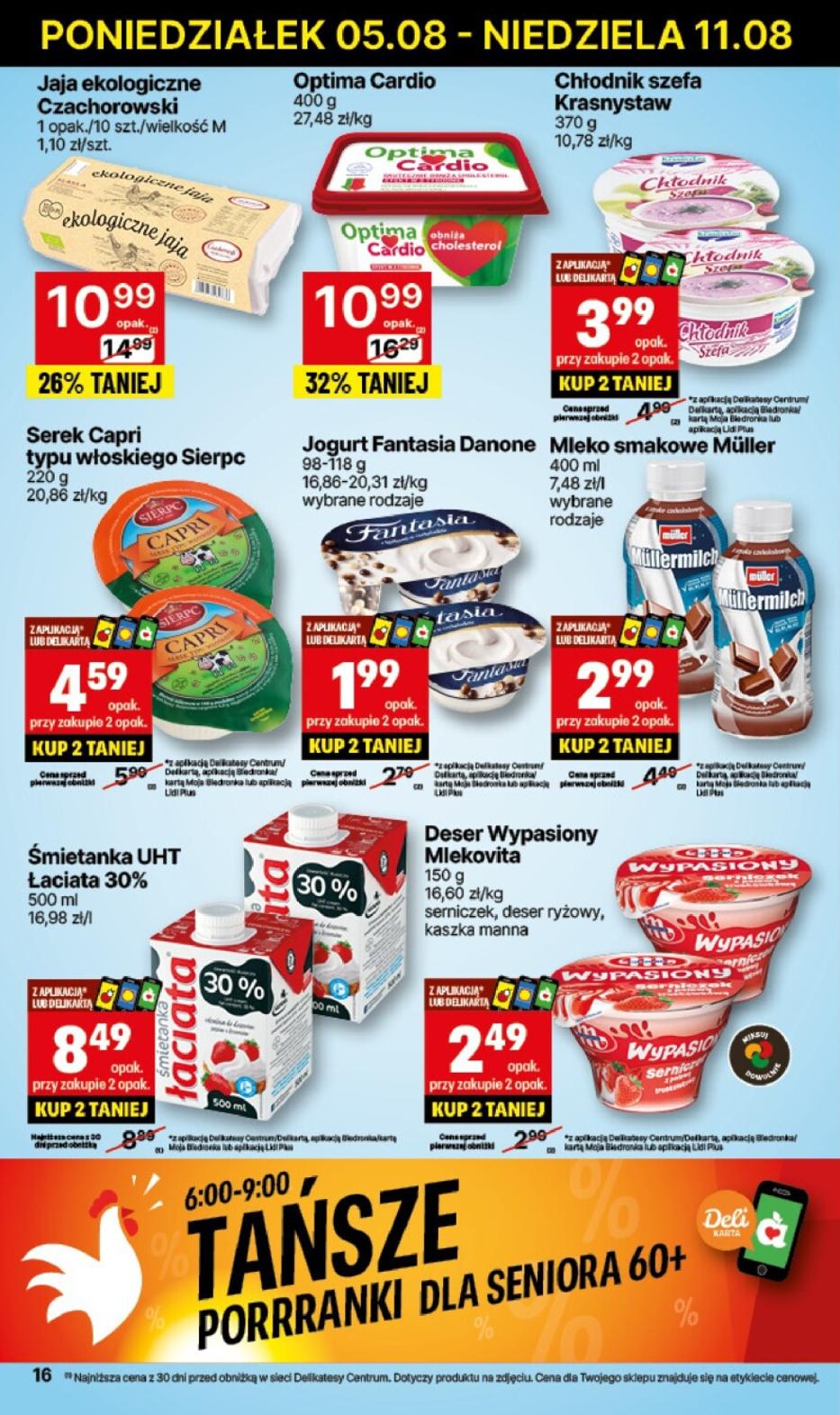 Gazetka promocyjna Delikatesy Centrum str. 16