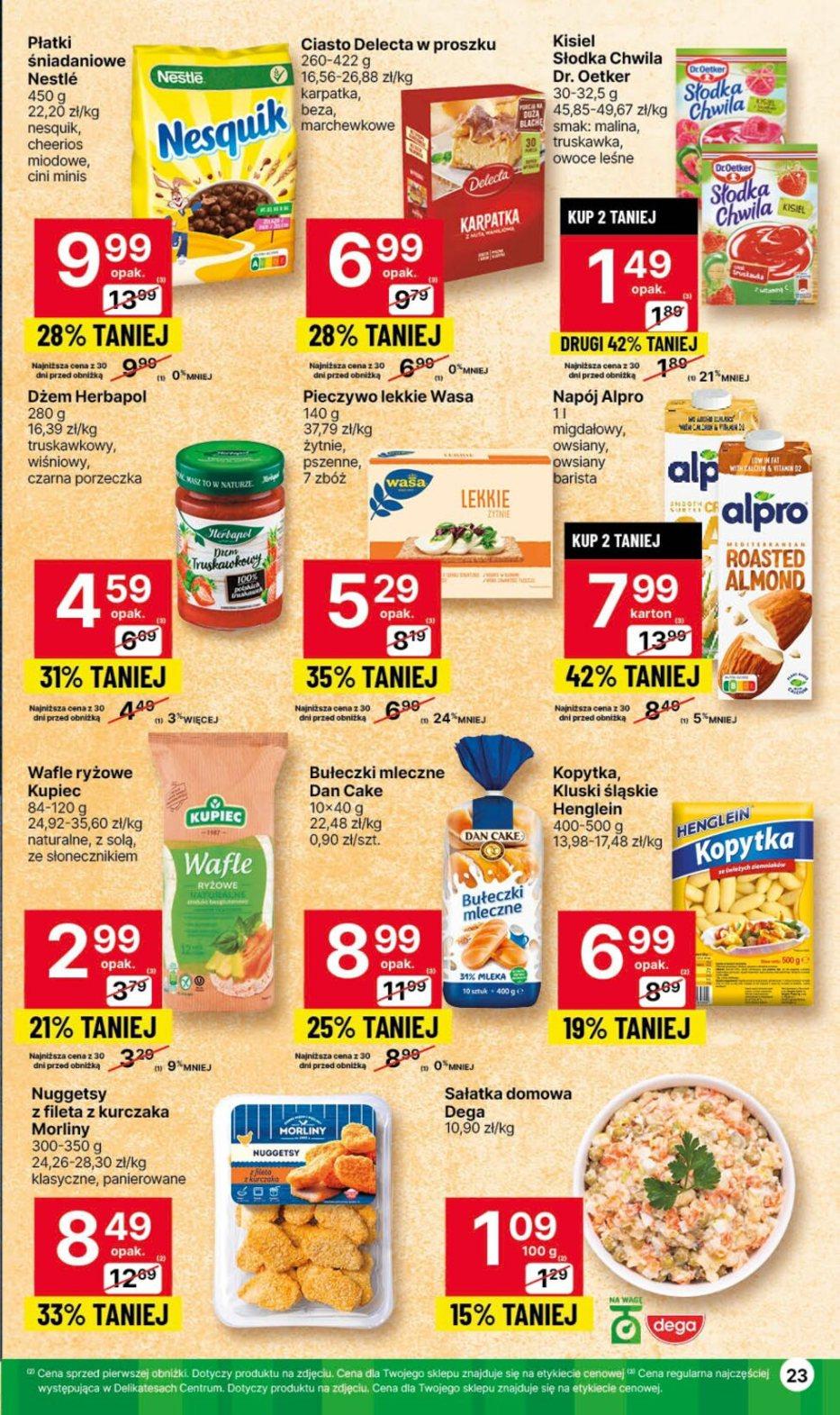 Gazetka promocyjna Delikatesy Centrum str. 23