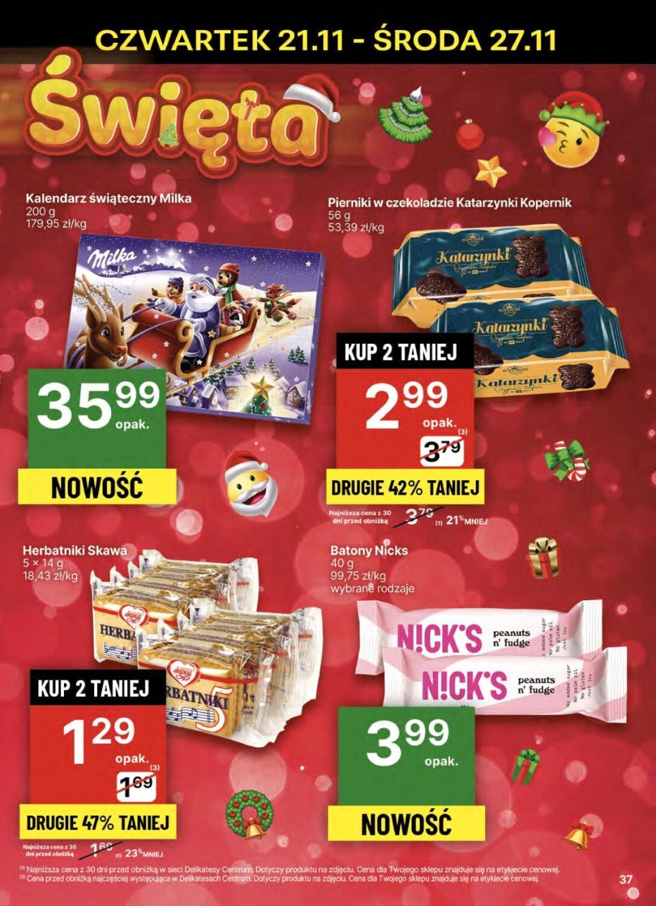 Gazetka promocyjna Delikatesy Centrum str. 37