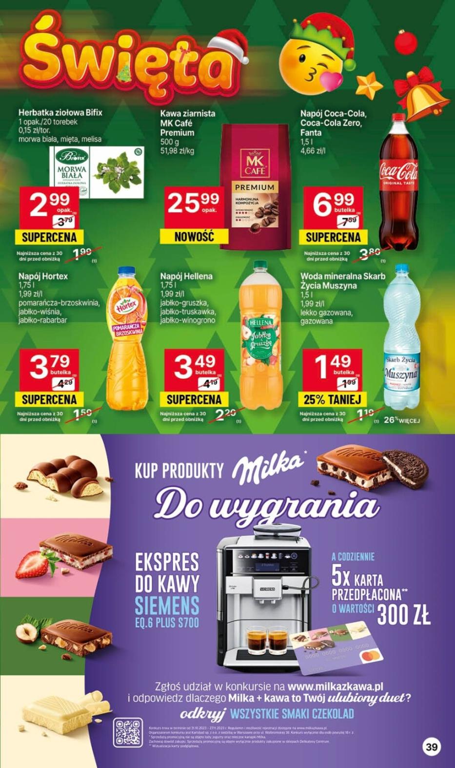 Gazetka promocyjna Delikatesy Centrum str. 39