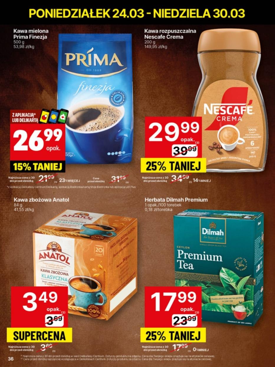 Gazetka promocyjna Delikatesy Centrum str. 36