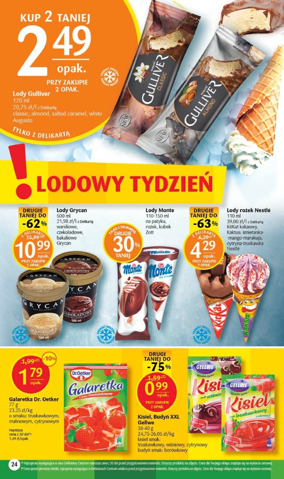 Gazetka promocyjna Delikatesy Centrum str. 24