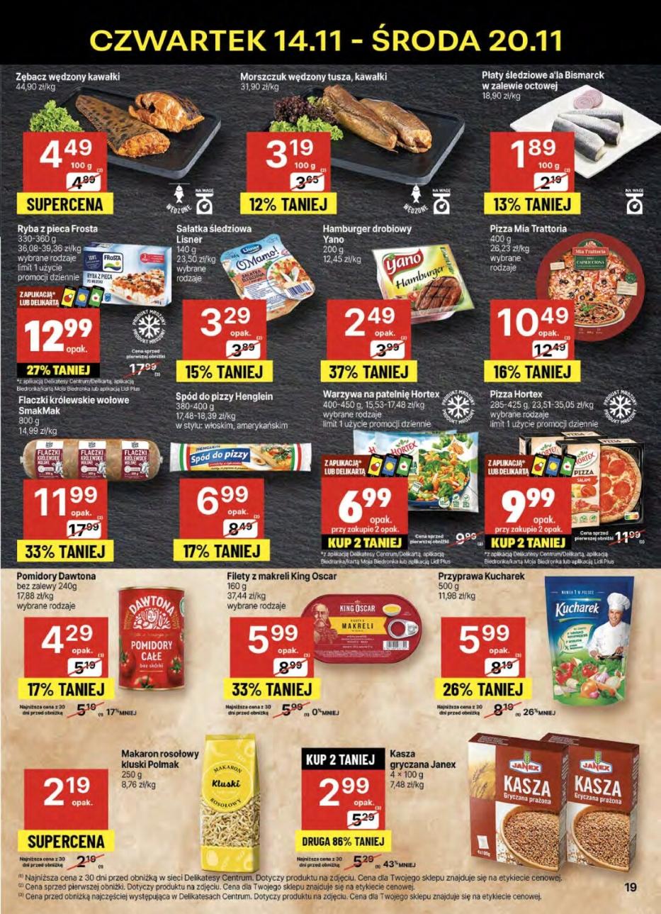 Gazetka promocyjna Delikatesy Centrum str. 19