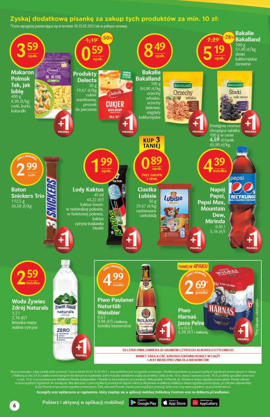 Gazetka promocyjna Delikatesy Centrum str. 6