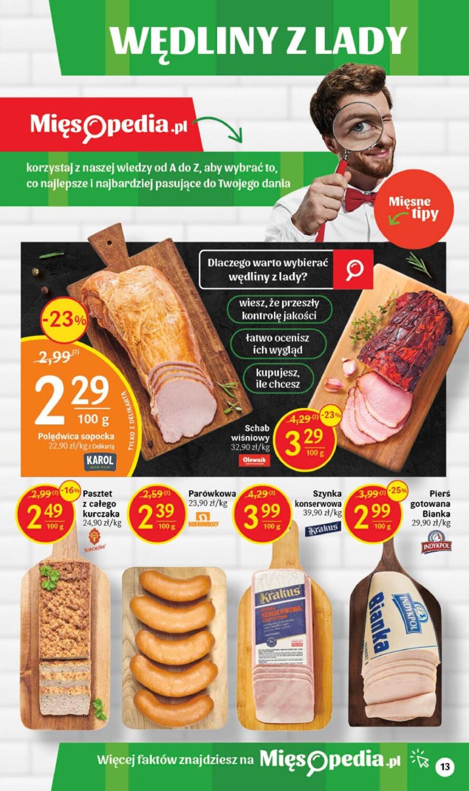 Gazetka promocyjna Delikatesy Centrum str. 13