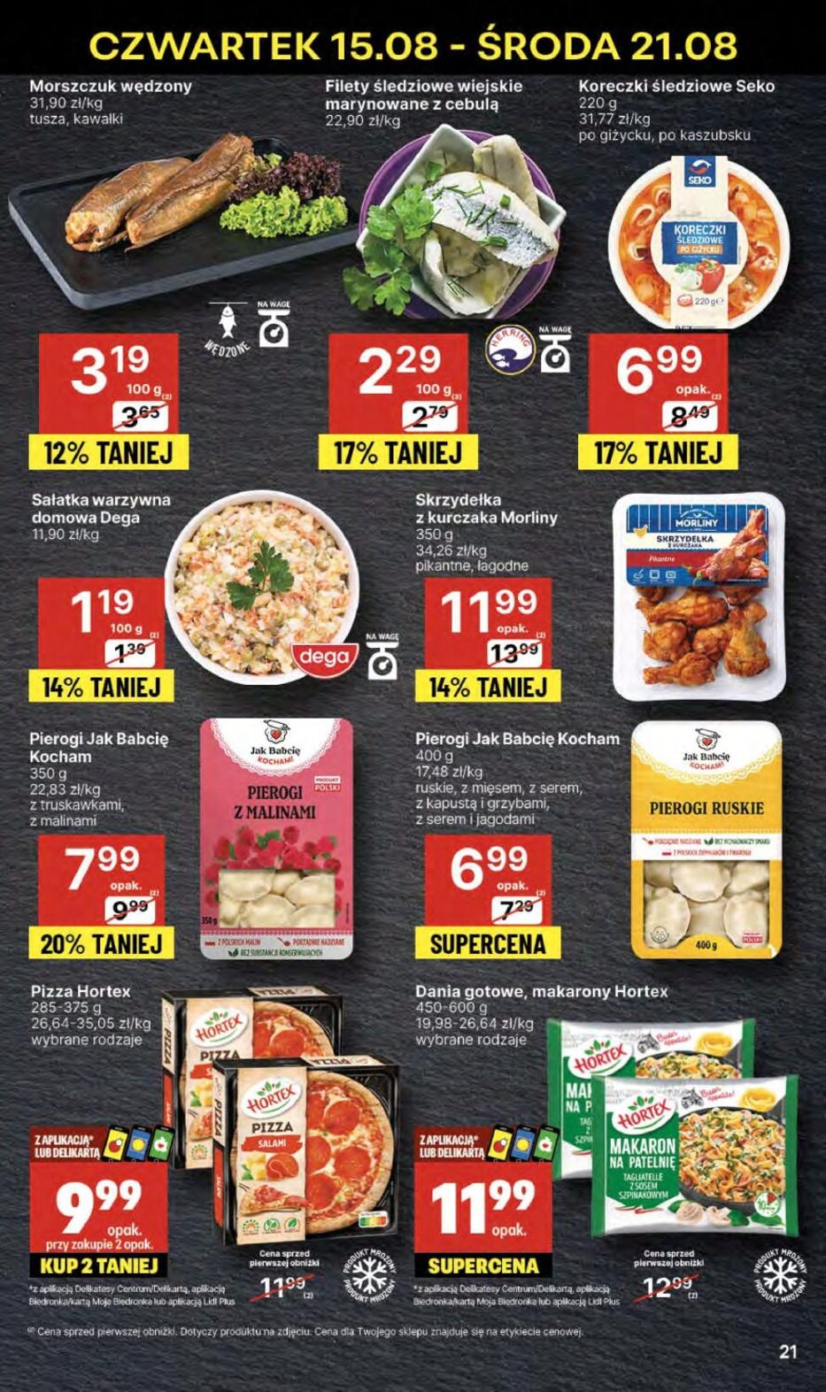 Gazetka promocyjna Delikatesy Centrum str. 21