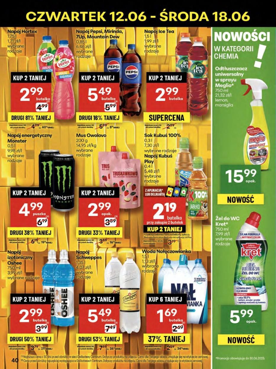 Gazetka promocyjna Delikatesy Centrum str. 40