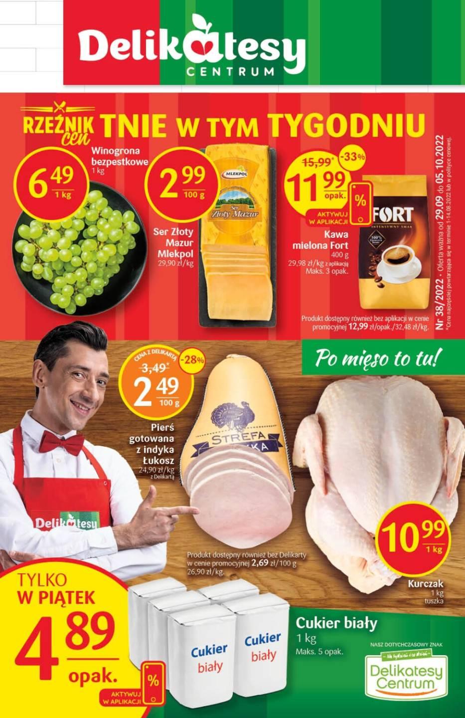 Gazetka promocyjna Delikatesy Centrum str. 1