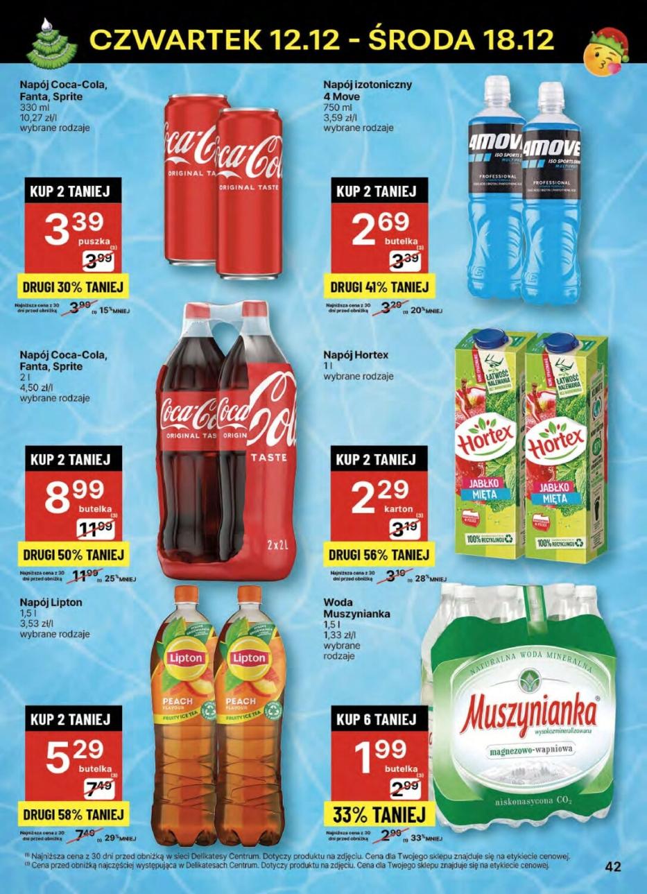 Gazetka promocyjna Delikatesy Centrum str. 42