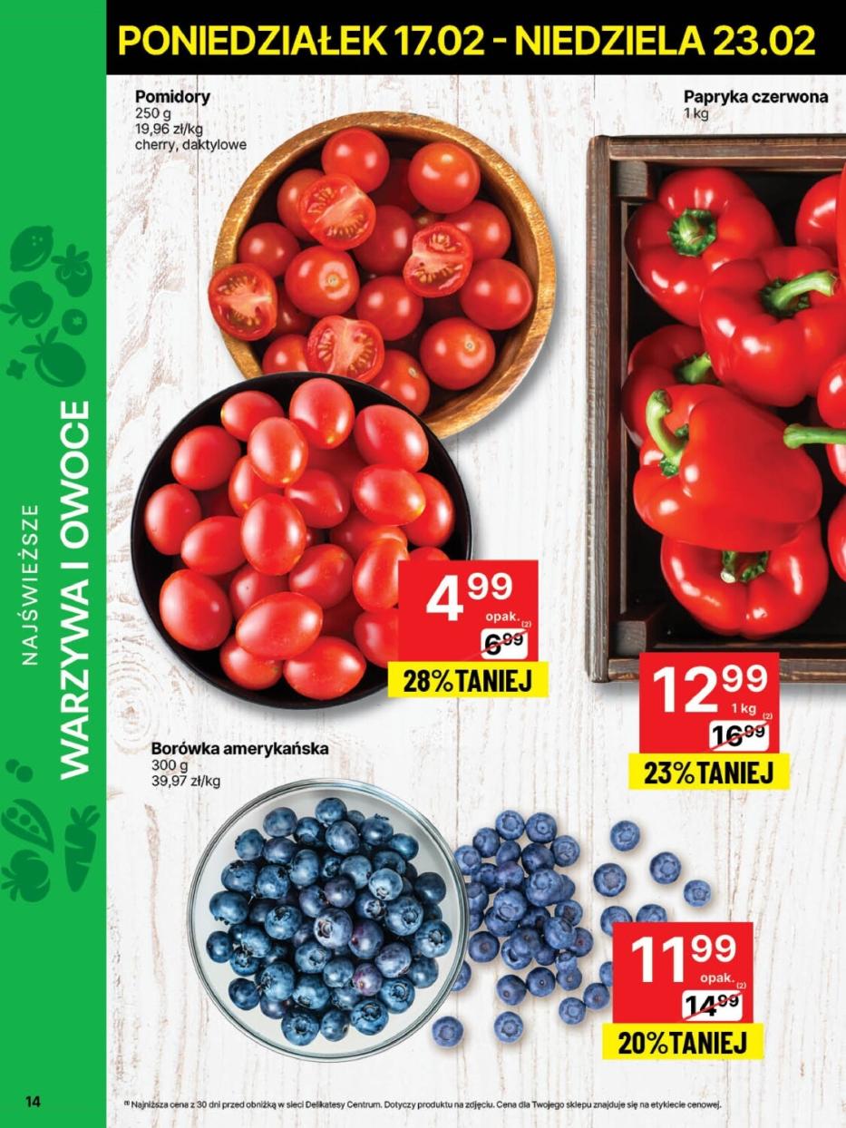 Gazetka promocyjna Delikatesy Centrum str. 14
